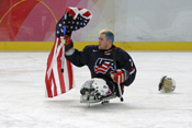 Taylor Lipsett at the 2006 Torino Games.
