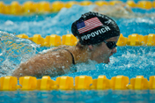Erin Popovich wins a gold medal at the Olympics in Athens 2004.