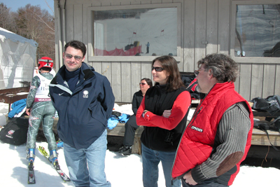 Sandy Dukat with Hartford guests