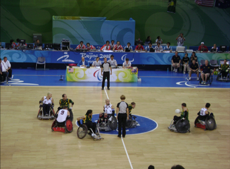 Wheelchair Rugby US vs Canada