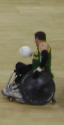 Wheelchair Rugby gold medal game.