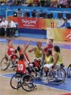 women's wheelchair basketball vs. brazil